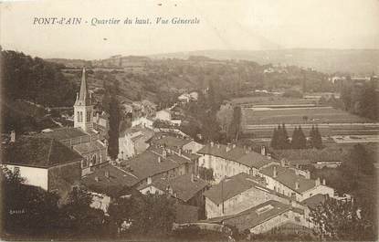 / CPA FRANCE 01 "Pont d'Ain, quartier du haut, vue générale"