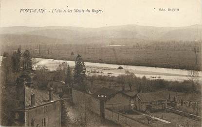 / CPA FRANCE 01 "Pont d'Ain, l'ain et les monts du Bugey"