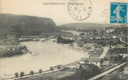 / CPA FRANCE 01 "Sault Brénaz, vue panoramique"