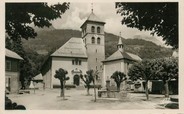 74 Haute Savoie / CPSM FRANCE 74 "Sallanches, place de l'église"