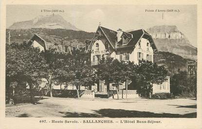 / CPA FRANCE 74 "Sallanches, l'hôtel Beau Séjour"