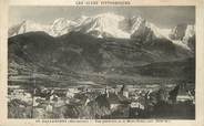 74 Haute Savoie / CPA FRANCE 74 "Sallanches, vue générale et le Mont Blanc"