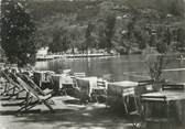 74 Haute Savoie / CPSM FRANCE 74 "Sallanches, les lacs de la Cavettaz, la terrasse de Mont Blanc Plage"