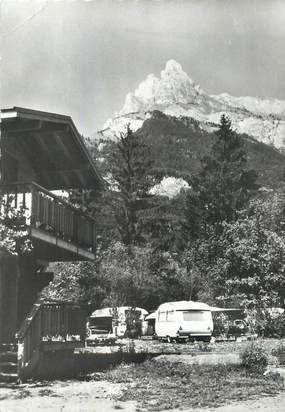 / CPSM FRANCE 74 "Sallanches" / CAMPING CARAVANING