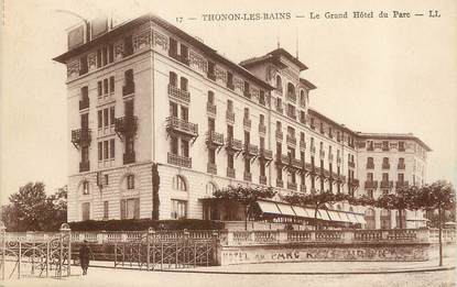 / CPA FRANCE 74 "Thonon les Bains, le grand hôtel du parc"
