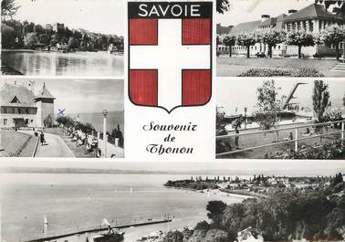 / CPSM FRANCE 74 "Souvenir de Thonon les Bains"