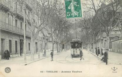 / CPA FRANCE 83 "Toulon, avenue Vauban"