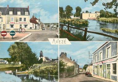 / CPSM FRANCE 72 "Avezé, notre Bourg"