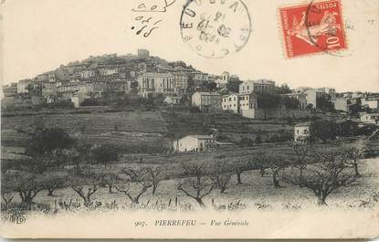 / CPA FRANCE 83 " Pierrefeu, vue générale"