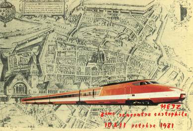 / CPSM FRANCE 57 "Metz, 3ème rencontre cartophile, 1981"