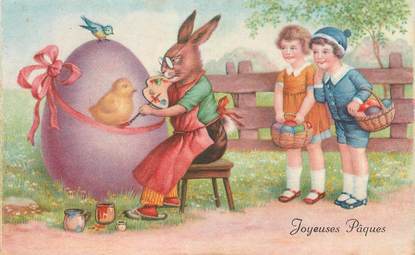 CPA LAPIN /  SURRÉALISME 
