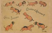 Animaux CPA CHIEN / BASSET