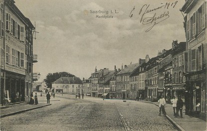 / CPA FRANCE 57 "Sarrebourg, place du Marché"