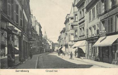 / CPA FRANCE 57 "Sarrebourg, grande rue"