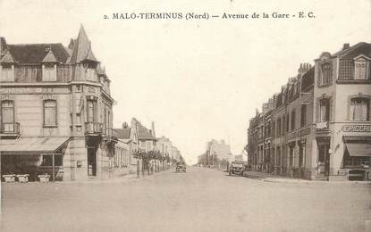 / CPA FRANCE 59 "Malo Terminus, av de la gare"