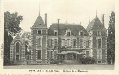 / CPA FRANCE 01 'Neuville les Dames, château de la Chassagne"