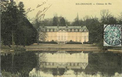 / CPA FRANCE 91 "Ris Orangis, château de Ris"
