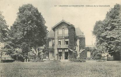 / CPA FRANCE 72 "Crannes en Champagne, château de la Chevrotterie"