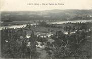 01 Ain / CPA FRANCE 01 "Lhuis, Rix et vallée du Rhône"