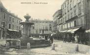 38 Isere / CPA FRANCE 38 "Bourgoin, place d'Armes "