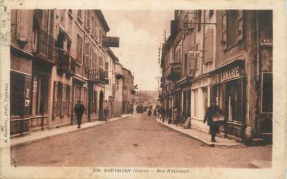 / CPA FRANCE 38 "Bourgoin, rue Nationale"