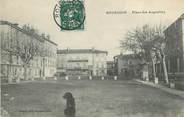 38 Isere / CPA FRANCE 38 "Bourgoin, place des Augustins "