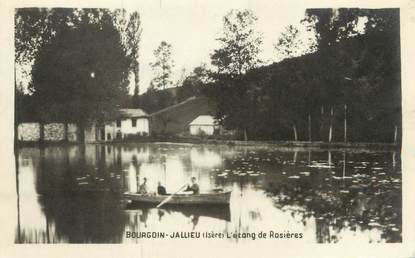 / CARTE PHOTO FRANCE 38 "Bourgoin Jallieu, l'étang de Rosières"