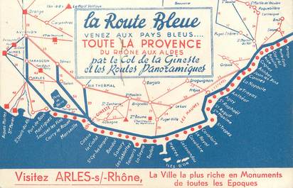 / CPA FRANCE 13 "Arles, la route bleue"