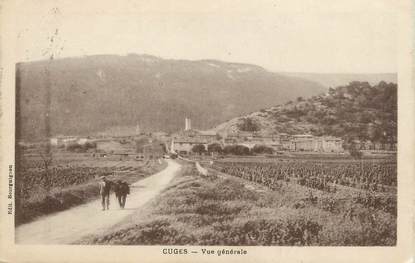 / CPA FRANCE 13 "Cuges, vue générale "