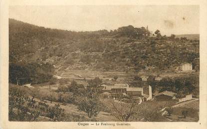 / CPA FRANCE 13 "Cuges, le faubourg Gambetta"