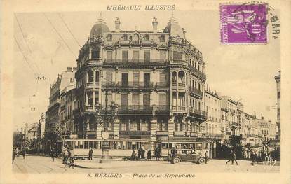 / CPA FRANCE 34 "Béziers, place de la République"