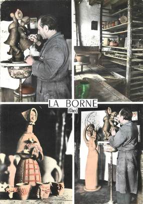 / CPSM FRANCE 18 "La Borne"