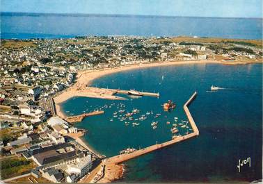 CPSM FRANCE 56 "Quiberon, Port maria et la plage"