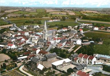 / CPSM FRANCE 49 "Neuvy en Mauges, vue générale aérienne"