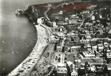 CPSM FRANCE 76 "Etretat, la plage "