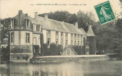 / CPA FRANCE 76 "Saint Martin du Bec, le château du Bec"