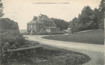 / CPA FRANCE 76 "Gouville, le château"
