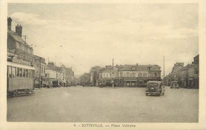 / CPA FRANCE 76 "Sotteville, place Voltaire"