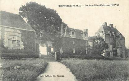 / CPA FRANCE 76 "Brémontier Merval, château de Merval"