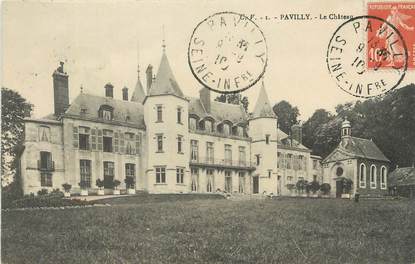 / CPA FRANCE 76 "Pavilly, le château"