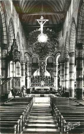 / CPSM FRANCE 76 "Cany Barville, intérieur de l'église Saint Martin"