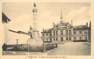 76 Seine Maritime / CPA FRANCE 76 "Monville, la mairie et le monument aux morts"