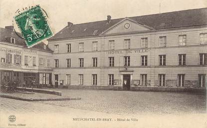 / CPA FRANCE 76 "Neufchâtel en Bray, hôtel de ville"