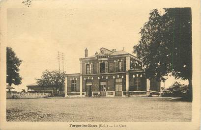 / CPA FRANCE 76 "Forges Les Eaux, la gare"