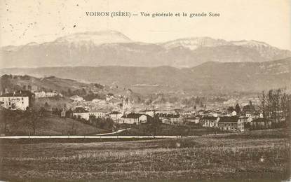 CPA FRANCE 38 "Voiron, vue générale "