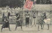 80 Somme / CPA FRANCE 80 "Exposition Internationale d'Amiens 1906, village Sénégalais"