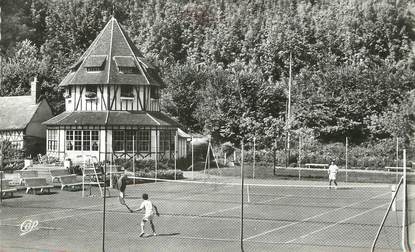 / CPSM FRANCE 76 "Saint Valery en Caux, les tennis"