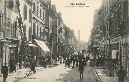 / CPA FRANCE 56 "Lorient, entrée de la rue du port"