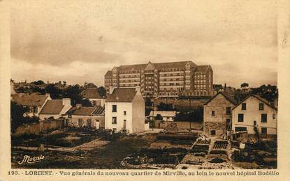 / CPA FRANCE 56 "Lorient, vue générale du nouveau quartier de Mirville"