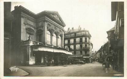 / CPSM FRANCE 73 "Chambéry, le théatre et rue d'Italie"